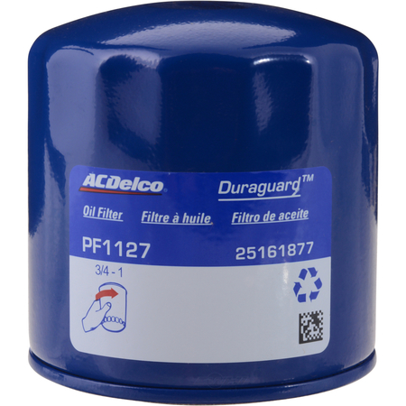 ACDELCO Filter Asmoil Filter Asm-Oil, Pf1127F PF1127F